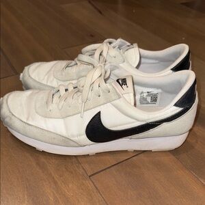 Nike White and Black Athletic Shoes